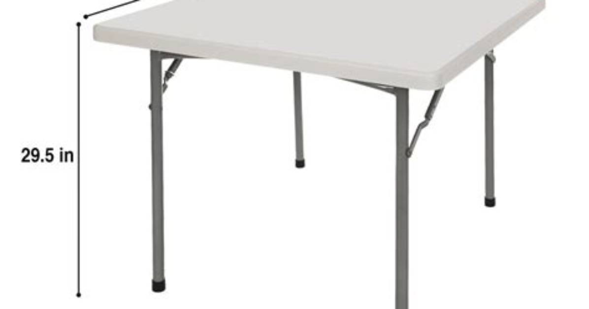 What Size Is a Folding Card Table?