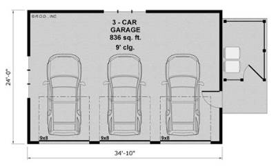 What Size Should a 3 Car Garage Be?
