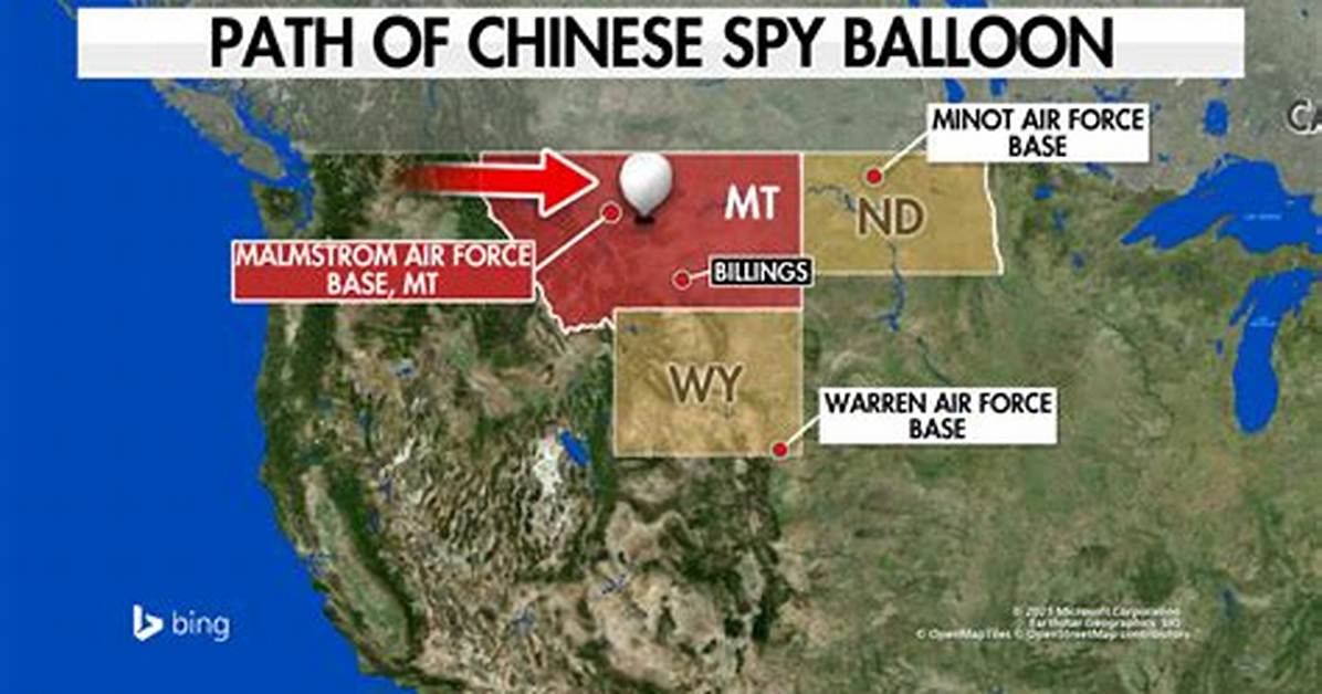 Where Is the Chinese Spy Balloon? Location and Altitude Explored as Us Pentagon Keeps Track
