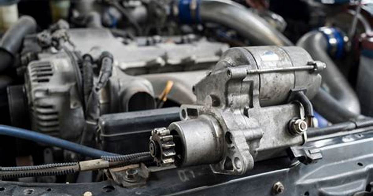 Where Is the Starter Located in a 2004 Toyota Corolla?