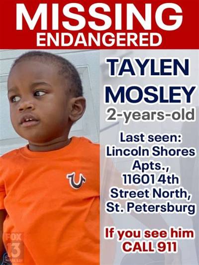 Where Was Taylen Mosley Found? Missing St Petersburg Boy Found Dead in a Lake with Alligator