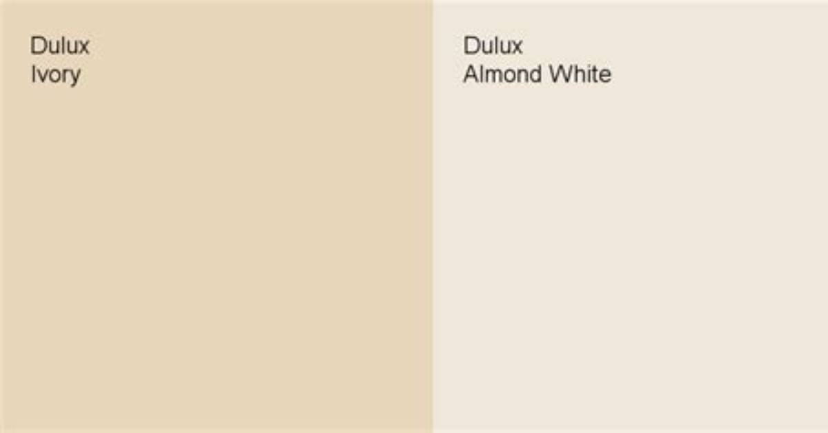 Which Is Darker Ivory or Almond?