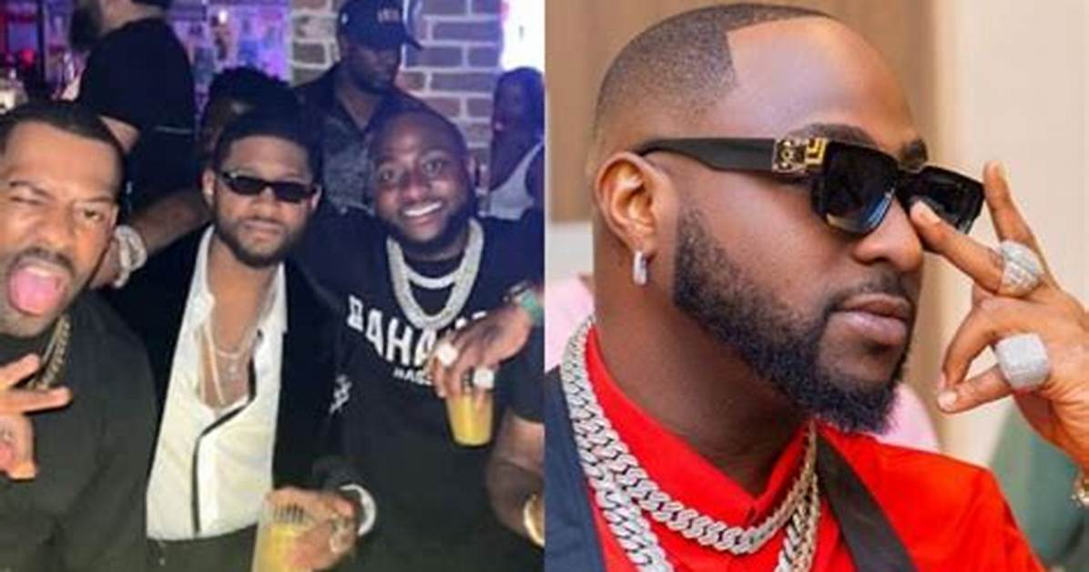 “Who Dey Breath? ”- Excited Davido Screams as He Parties with His Mentor Usher in Las Vegas [Video]