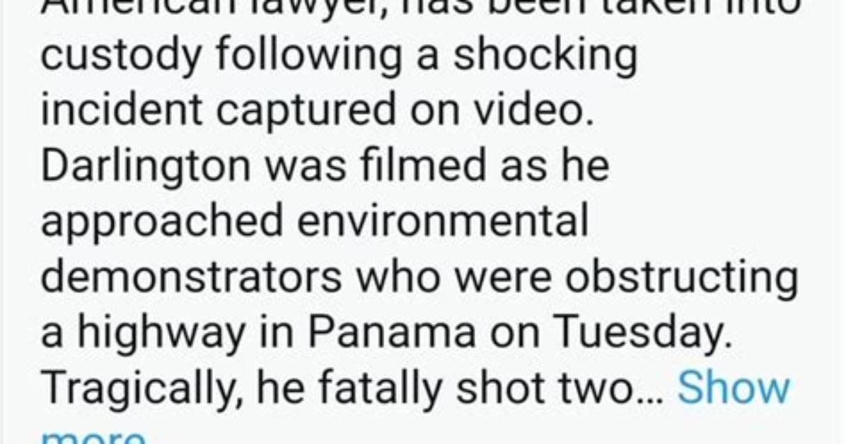 Who Is Kenneth Darlington? 77-Year-Old Shoots to Death Two Climate Activists for Blocking Road During Protest