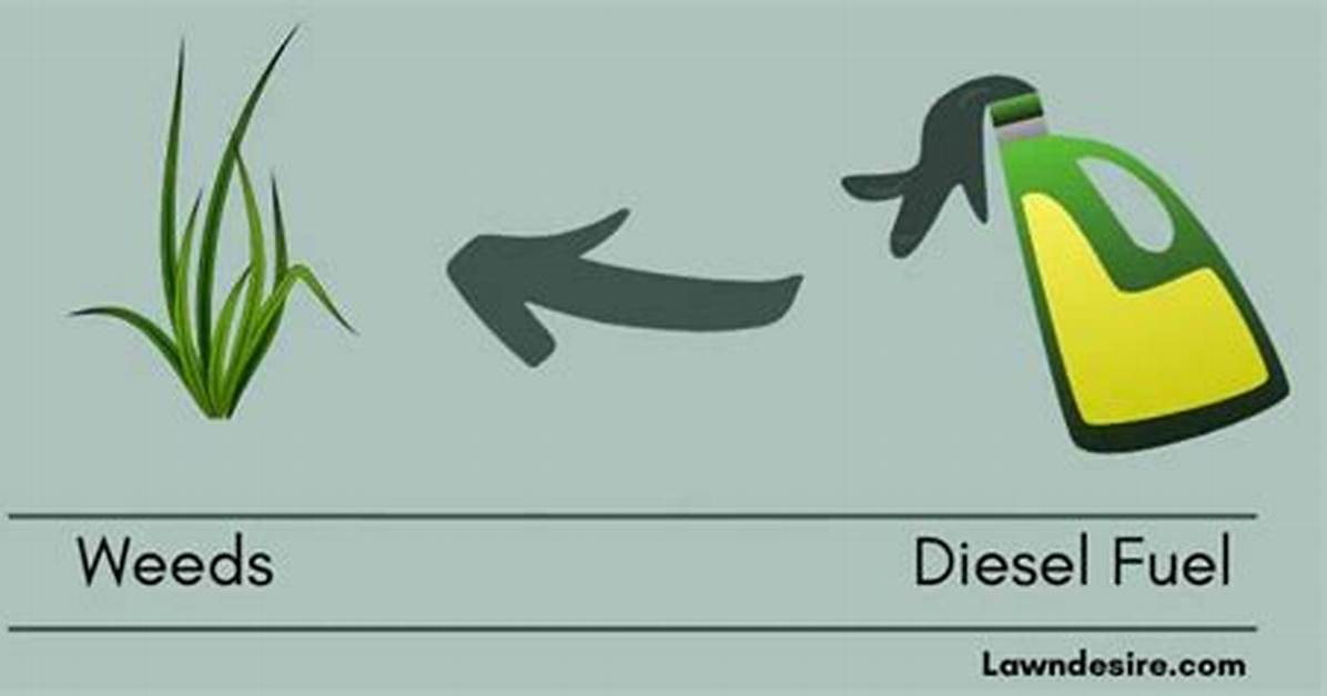 Will Diesel Fuel Kill Weeds and Grass?