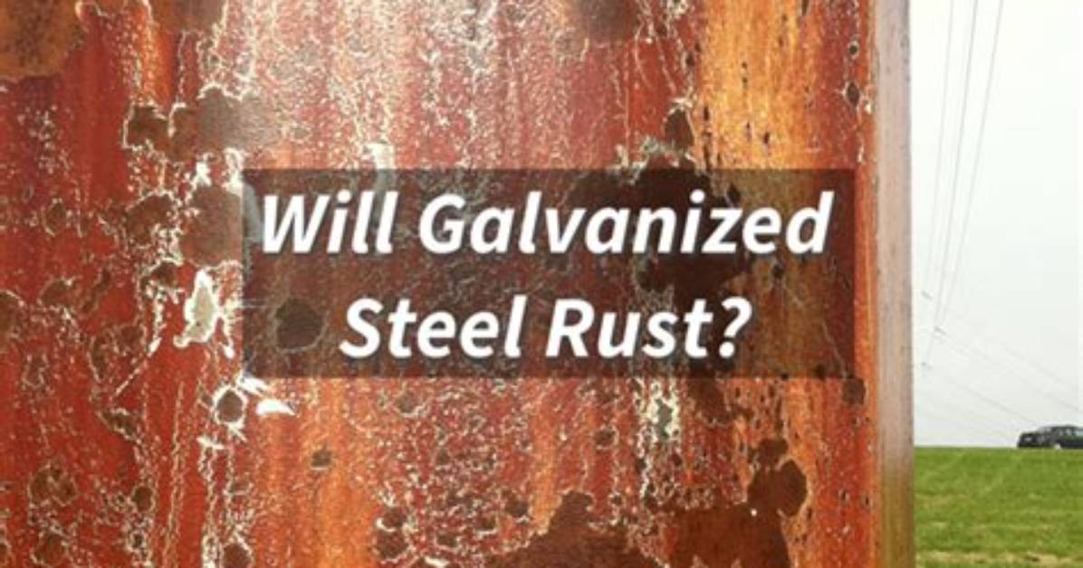 Will Galvanized Steel Rust Underwater?
