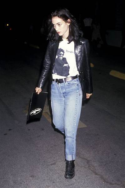 Winona Ryder Looking Very 90S in Dark Velvet: Gorgeous or Dated?